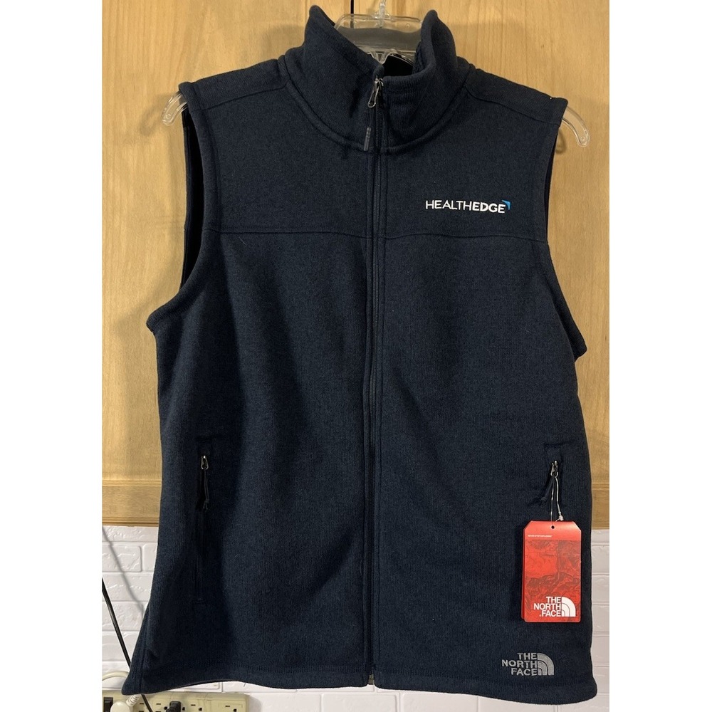 The North Face Men's Sweater Vest‎ Lg Full Zip NWT *Logo